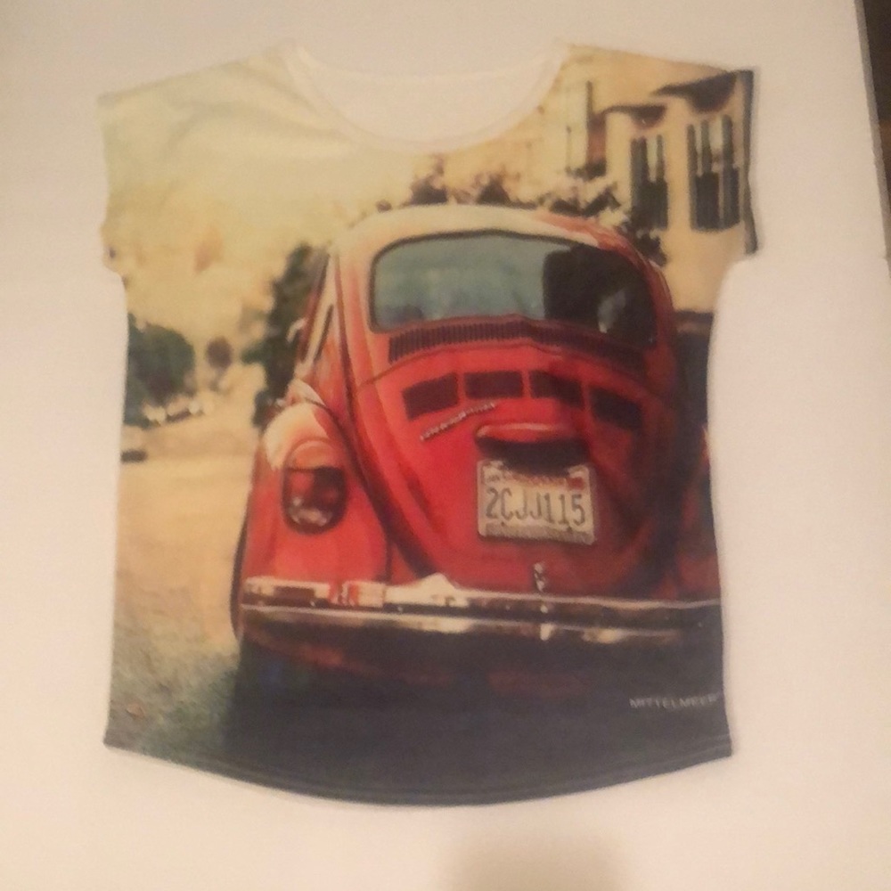 Volkswagen Bug with California Plates Top